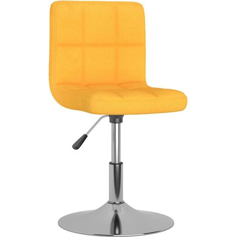 Maison Exclusive - Esszimmerstühle Drehbar 6 Stk. Gelb Stoff (1/5)