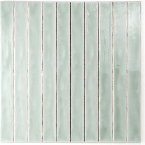 Carrelage Mur Ceramic Connection Green Brillante 5x50 cm