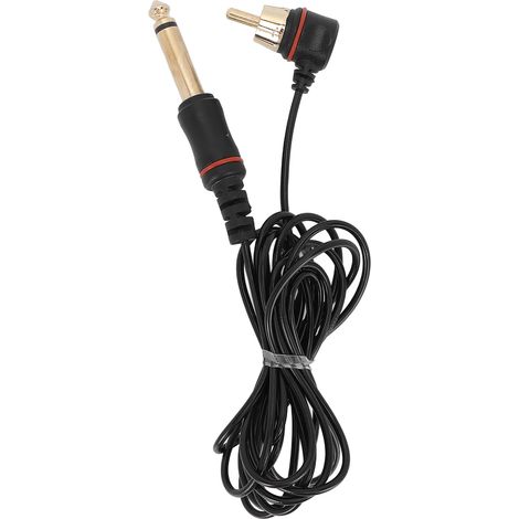 Câble RCA professionnel 2m pour tatouage, cordon à crochet ultra fin, accessoires de tatouage pour machine (1/5)