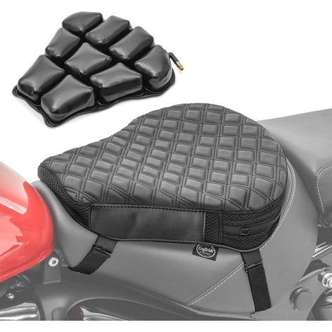 Cuscino per sella moto d'aria comfort Craftride Custom Air M