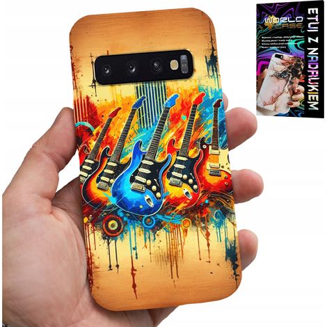 Coque pour Samsung Galaxy S10 - guitare électrique, rock and roll, métal (1/5)