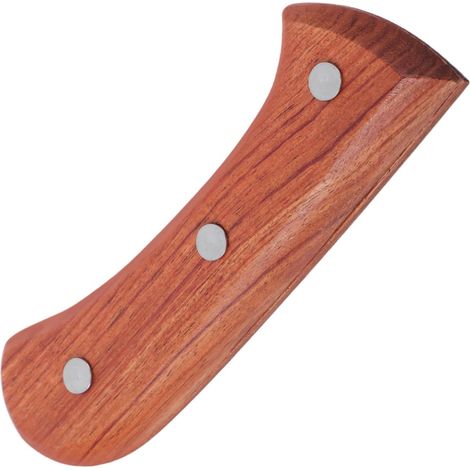 Poignée en Bois Massif Marron pour Couteau Cuisine, Style Rétro Remplacement avec Trous, Prise Confortable et Résistante à L’usure, Usage Domestique pour Couper les Légumes (1/5)