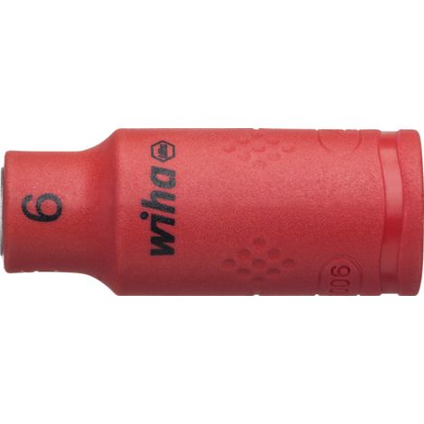 Wiha Douille pour clé à douille isolée Six pans mâle 1/4" 6.0 mm (43091)