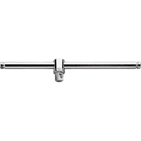 Facom – Poignée coulissante 1/2'' – ISO 3315 – DIN 3122 – Frein logé pour clé en T ou L – Poids 408g