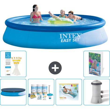 Intex Piscina Easy Set Rotonda - 396x84 cm - 7-pezzi  S172