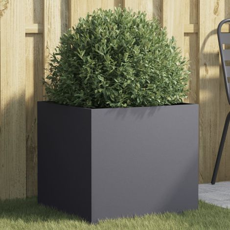 Jardinière anthracite 49x47x46 acier laminé à froid (1/5)