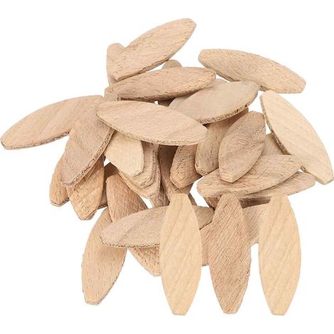 100 lamelles d'assemblage robustes en hêtre, pour un collage plus serré et une grande stabilité. Taille 0. (1/5)
