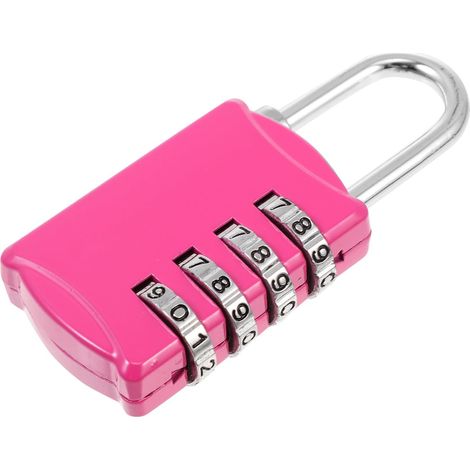 Cadenas à combinaison robuste et facile paramétrer pour casiers scolaires, en alliage de zinc, (1/5)