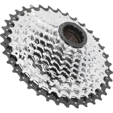 Cassette Vélo VTT 10 Vitesses Roue Libre 11-36T Pignon Arrière Moyeu Pièces Cyclisme Argent (1/5)