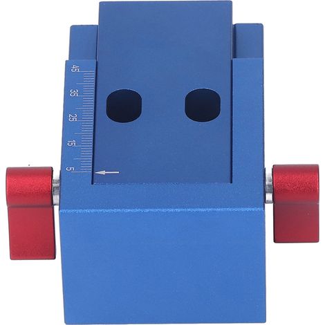 Winkelbohrlehren-Set aus Aluminium, präzise Skalenführung für Bohrer, schnelle Spanabfuhr, Positionierer für Holzbearbeitung (1/5)