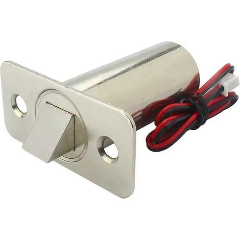 Serrure de porte encastrée DC24V, contrôle d'accès électrique, serrure électromagnétique, commande électrique dissimulée (1/5)