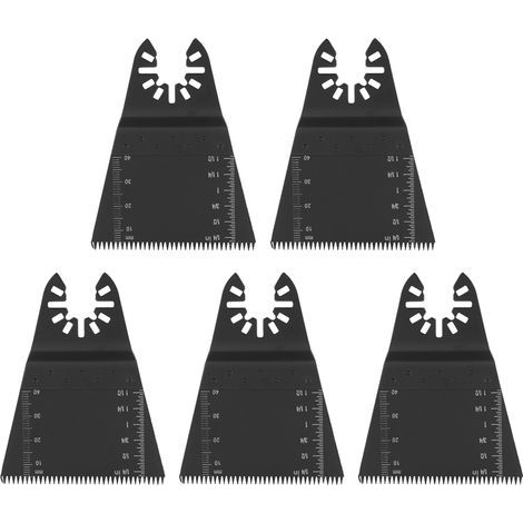 Lames d'outils oscillantes, excellents accessoires, lame de scie à dents tranchantes, pour couper un trou d'ouverture en métal souple (1/5)