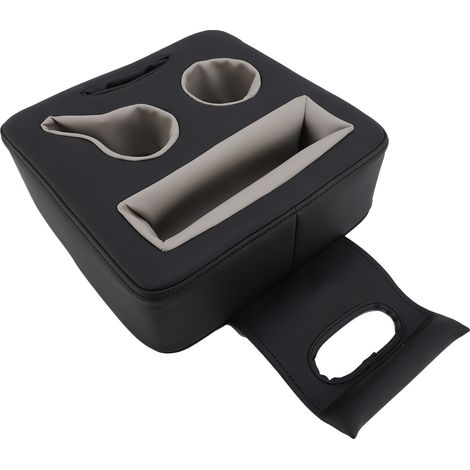 Siège arrière support de verre voiture camion bateau organisateur canapé canapé-lit extenseur plateau contenir des boissons collations téléphone portable à distance (1/5)