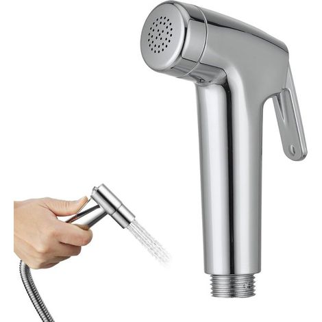 Cabezal de Rociador Bidet Portátil, Grifo de Limpieza para Inodoro, Ducha de Doble Modo (1/4)