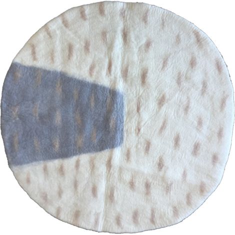 Tapis Décoratif Féerique d'Hiver Grand Modèle pour Scènes Hivernales Ø 100 cm - PANGIVO