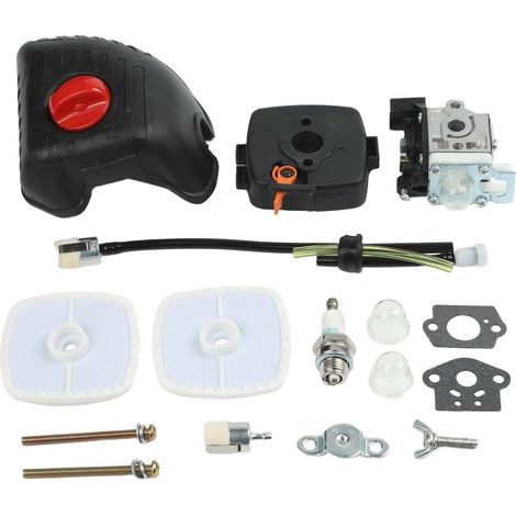 Kit de réglage de carburateur pour débroussailleuse Echo avec filtre à air et conduite de carburant Spark – Kit de réparation complet pour ZAMA RB-K93 A021001690 Outils d'entretien de petit moteur (1/5)