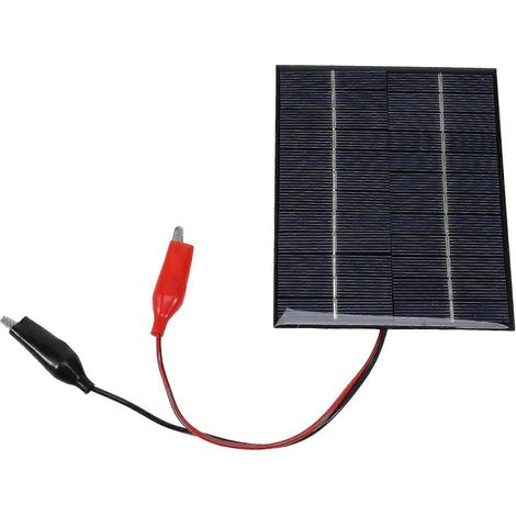 Wasserdichtes Solarpanel, 5 W, 12 V, für den Außenbereich, DIY-Solarzellen, Ladegerät, Polysilizium-Epoxidplatten, 136 x 110 mm (1/5)