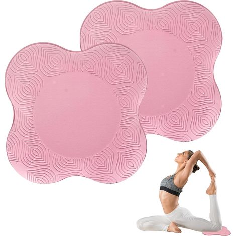 2-teilige Yoga-Knieschoner, Kniekissen, leichte Yogamatten, rutschfestes Pilates-Zubehör zum Schutz von Knien, Handgelenken und Ellbogen (1/5)