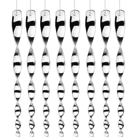 Vogelschutzspirale – Reflektierend – Strapazierfähiger Kunststoff – Für Garten, Balkon, Boot – 8er-Pack (1/5)