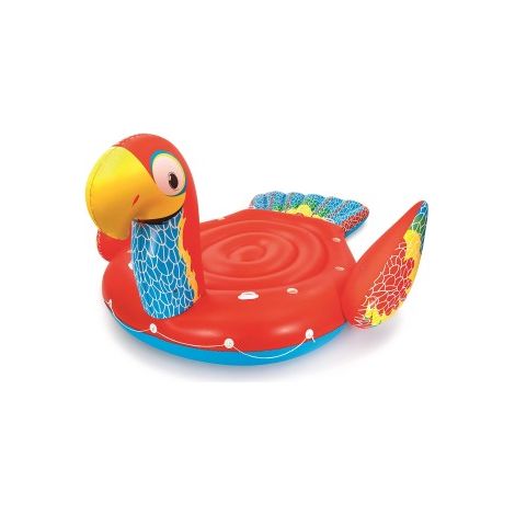 BESTWAY isla loro gigante 500x327 cm 43227 , Isla loro gigante 500 x 327 cm 43227. -Espacio para hasta 6 personas en la isla de natación para relajarse y celebrar gigante. -Para am (1/5)