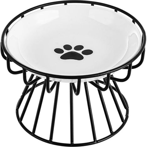 Cuenco Para Gatos - Cerámica - Altura 10 Cm - Capacidad 400 Ml - Diseño Escandinavo - Antideslizante - 1 Unidad (1/5)