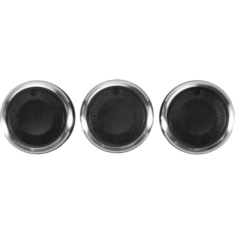 3er-Set Klimaanlagen-/Heizungsregler für Toyota Tacoma, Platz, Vios, Vitz, Yaris, Echo und Scion X, Schwarz (1/5)
