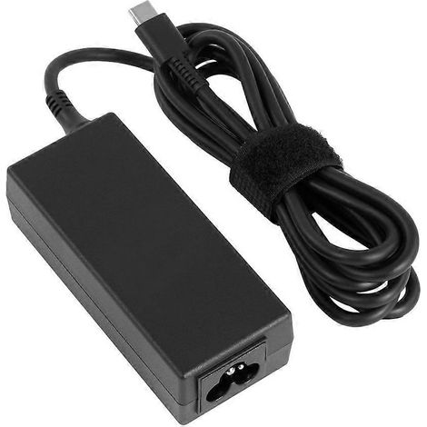 Adaptateur USB-C compatible 45 W, câble de 1,8 m, 3 broches (1/5)