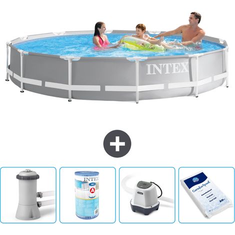 Intex Piscina Prism Frame Rotonda - 366x76 cm - 7-pezzi  S41951 (1/5)