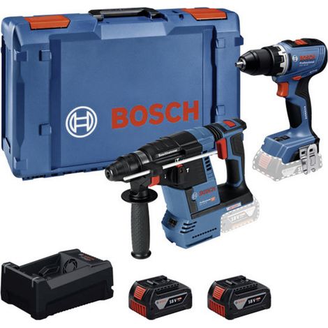 Kit combiné Bosch GSR 18V-65 + GBH 18V-26 + 2 batteries 5,0 Ah + GAL 12V/18V-80 + XL-BOXX (1/5)