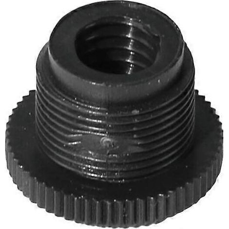 Adaptateur robuste en plastique pour pied de microphone, mâle 5/8 pouce vers femelle 3/8 pouce. (1/5)