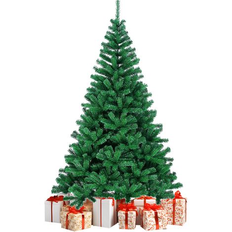 Sapin de Noël Artificiel de 180 cm avec 800 Branches Décoration de Noël réutilisable (1/5)