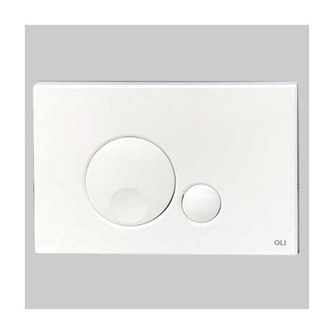 PLACCA DI COMANDO GLOBE DOPPIO TASTO  SATINATA     OLIVER INTERNATIONAL