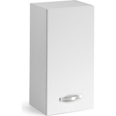 Pensile cucina con anta 40x32x72H colore bianco frassinato