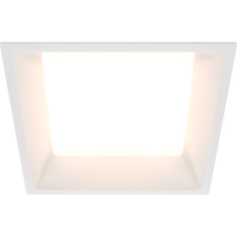 Spot encastré carré blanc IP44 LED 18W 4000K Maytoni (1/5)