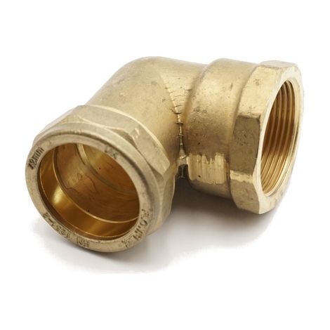 PrimaPlus 42mm x 1.1/2" Female Brass Compression Elbow (1/3)