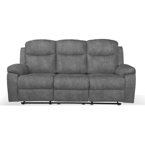 Dunkelgraues, verstellbares Sofa 211x100x90 (1/4)