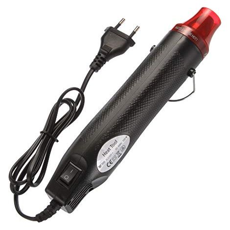 Mini Pistolet à air Chaud électrique 300W Décapeur Thermique Portatif température Pistolet à air Chaud DIY pour séchage de la Peinture, Caoutchouc Stamp,Argile chauffante