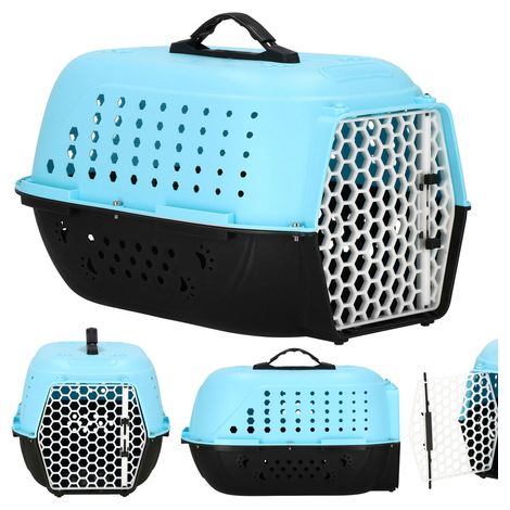 Hundebox Tiertransportbox 48 x 28 x 33 cm Hartschale (1/5)