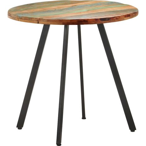 Maison Exclusive - Tavolo da Pranzo 80 cm in Legno Massello di Recupero (1/5)