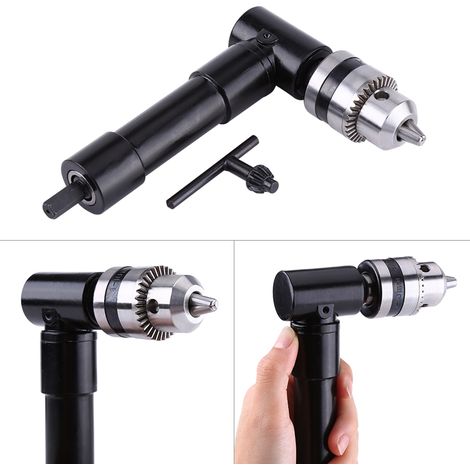Pistolet à douille en aluminium à mandrin en fer - Cintreuse d'angle à 90 degrés pour perceuse électrique (1/5)