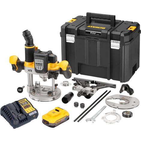 DeWalt DCW 620 H1T Sierra de calar con batería 18 V 12 mm sin escobillas + 1 batería Powerstack 5,0 Ah + cargador + TSTAK (1/5)