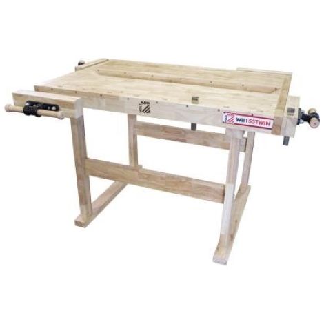 Banco da lavoro con doppia superficie di lavoro Holzmann wb155twin (1/5)