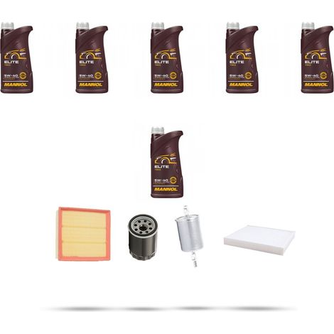 Kit tagliando 4 FILTRI e 6L OLIO compatibile con Renault Clio II 3.0 v6 166kw Dal 2000 (1/5)