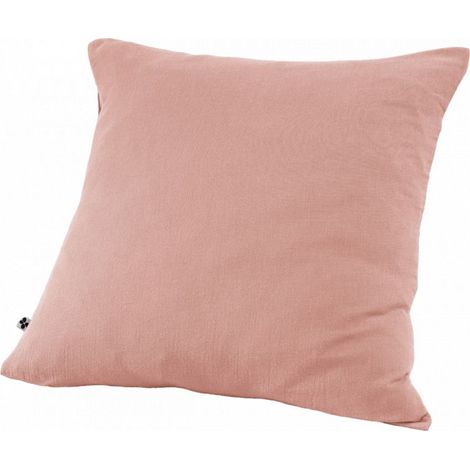 Taie d'oreiller "Gaïa" 60 x 60 cm & 50 x 70 cm "Gaze de Coton" - Gaïa Rose Pêche - 60 x 60 cm - Gaia Rose Pêche -