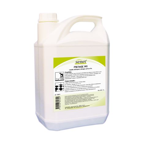 Nettoyant ménager 5L 2007101 – Détergent pour carrelage – Peu moussant – Parfum pin – Sans danger pour sols délicats – Hydrachim