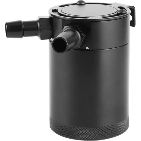 Réservoir de récupération d'huile à 2 ports, 300 ml, en alliage d'aluminium avec chicanes, accessoire universel (1/5)