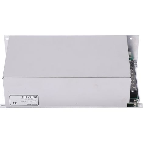 500W BERM DC LED-Netzteil, 12V 40A Transformator für Überwachungskameras, 100-240VAC Konverter S-500-12, wasserdichter Netzadapter für den Außenbereich. (1/5)