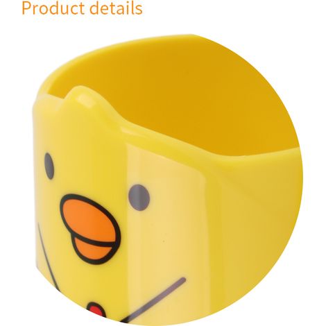 Gobelet à dents en PP motif canard cartoon mignon pour enfants, tasse d'eau 300ml pour salle de bain maison, type 2 (1/5)