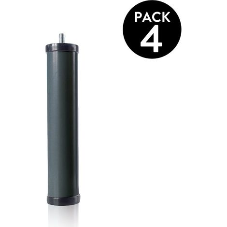 Juego de patas para somier y base tapizada 5cm (ancho) x 25cm (alto) (1/5)