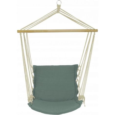 Garden Line - silla colgante - hamaca - 60x120x130 cm - gris - (1/4)